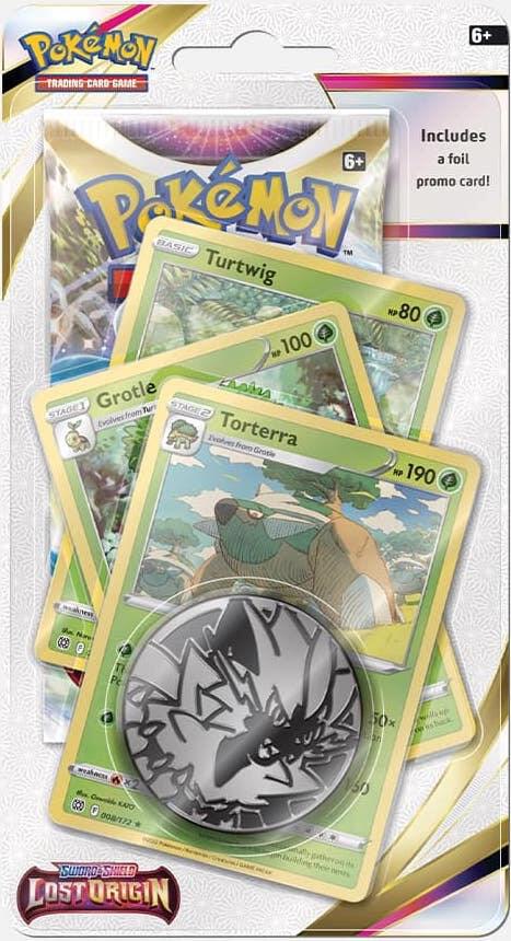 Pokemon TCG Lost Origin Lost Origin Premium Checklane Blister Torterra booster pack