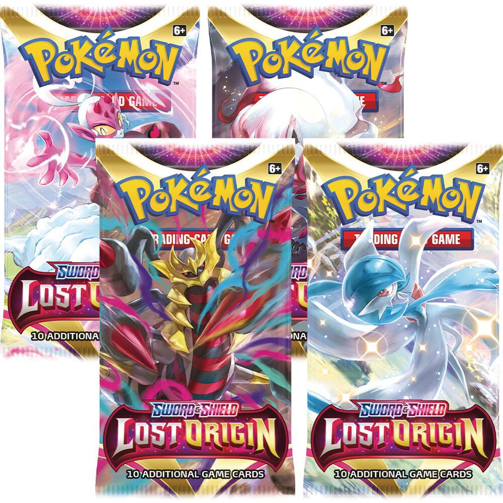 Pokemon TCG Lost Origin Lost Origin Booster Pack Art Bundle Set of 4 sealed box