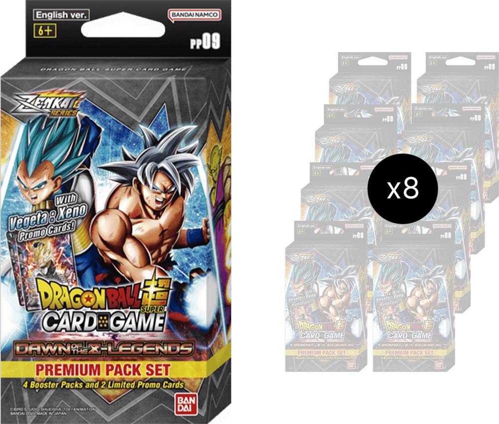 Dragon Ball Super Card Game Dawn of the Z Legends Premium Pack Set 09 Display booster pack