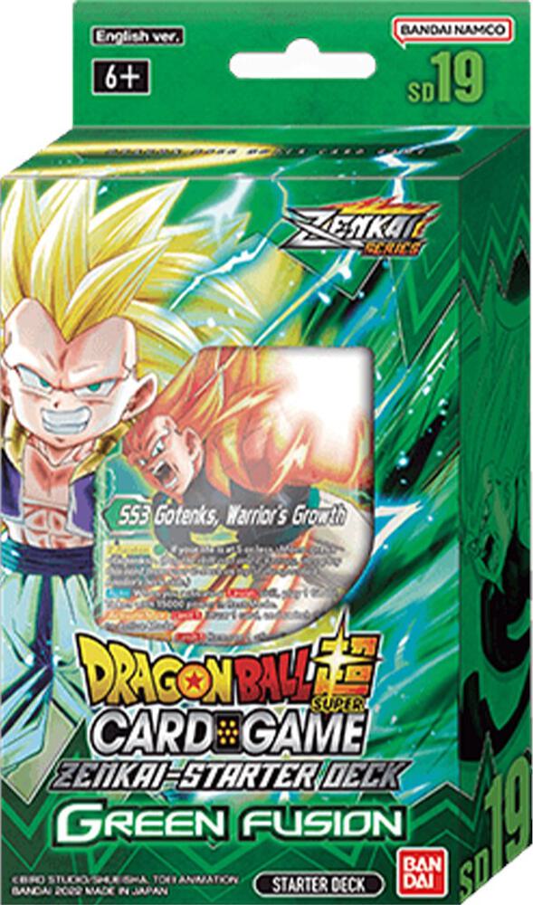 Dragon Ball Super Card Game Dawn of the Z Legends Starter Deck 19 Green Fusion deck product