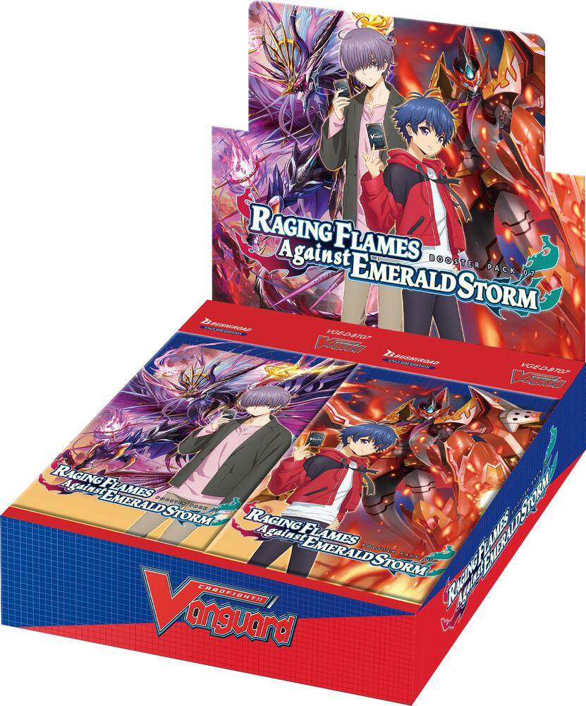 Cardfight Vanguard Raging Flames Against Emerald Storm Raging Flames Against Emerald Storm Booster Box sealed box