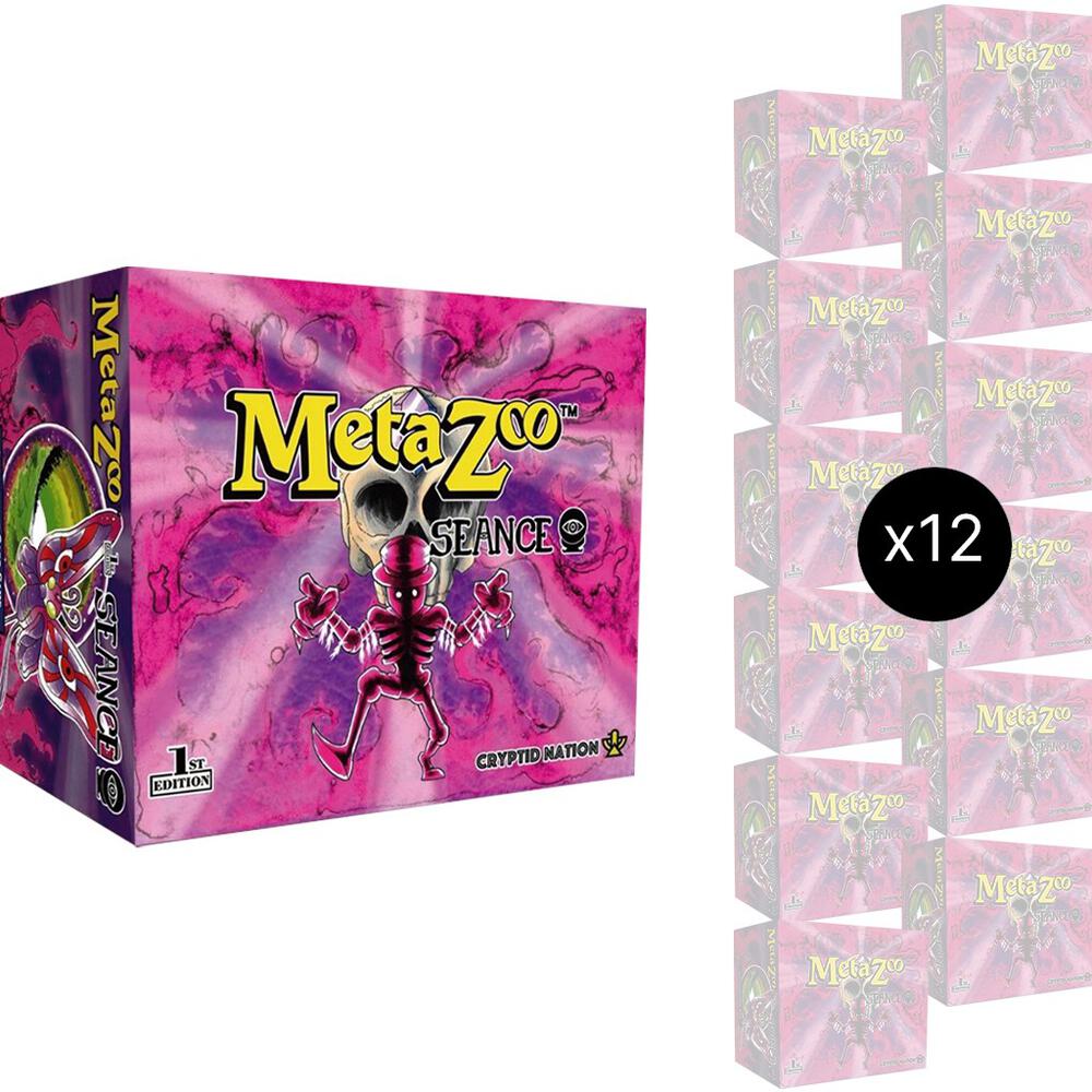 MetaZoo TCG Seance Seance First Edition Booster Box Case sealed box