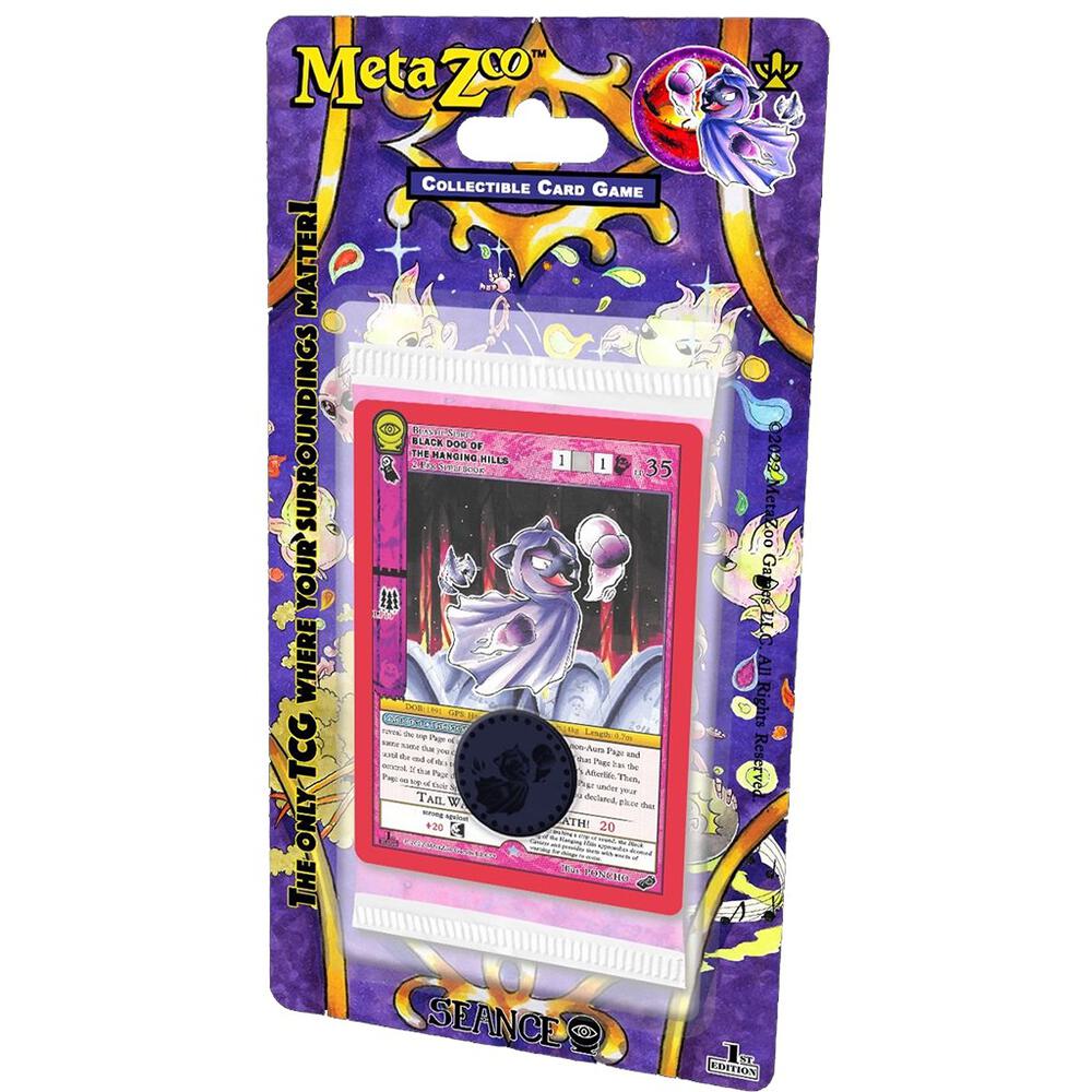 MetaZoo TCG Seance Seance First Edition Blister Pack Black Dog of the Hanging Hills booster pack