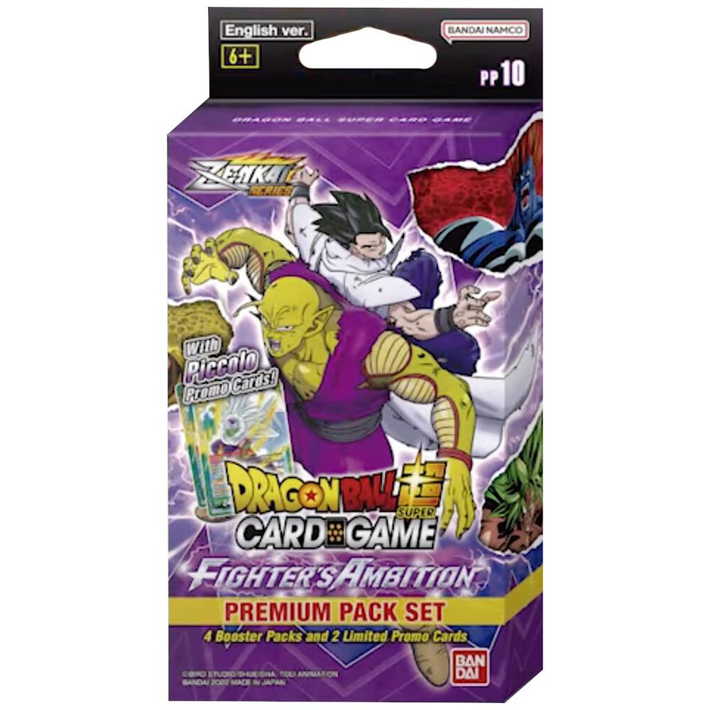Dragon Ball Super Card Game Fighters Ambition Premium Pack Set 10 booster pack