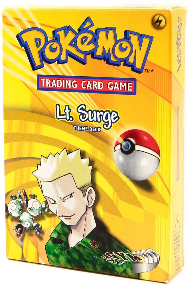 Pokemon TCG Gym Heroes Gym Heroes Theme Deck Lt Surge deck product