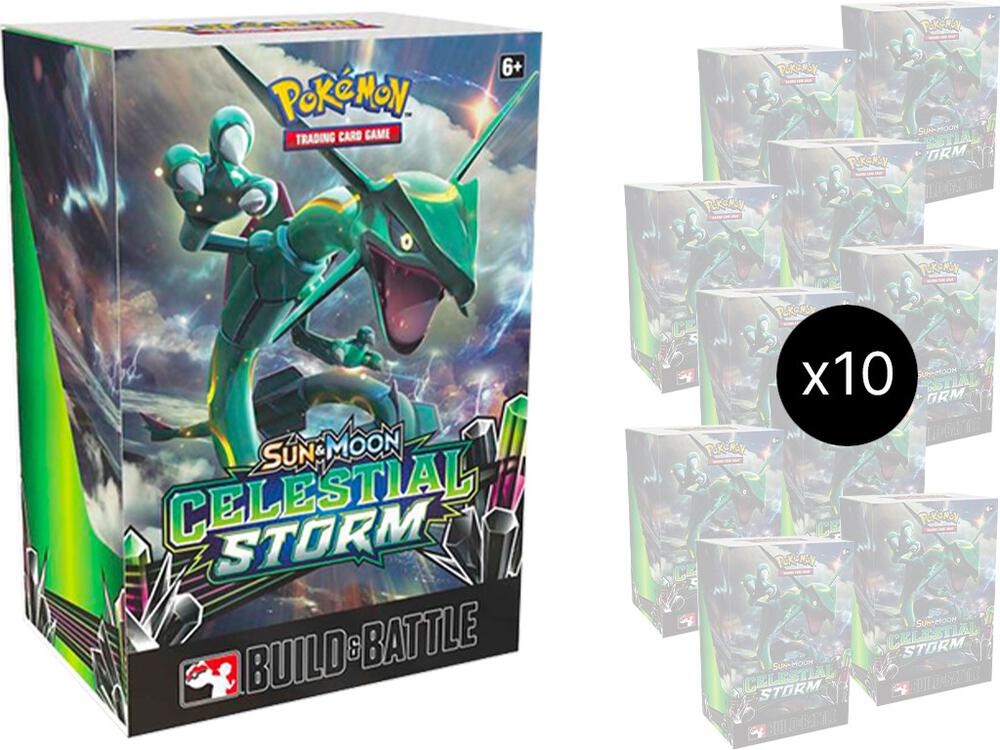 Pokemon TCG Celestial Storm Celestial Storm Build and Battle Box Display sealed box