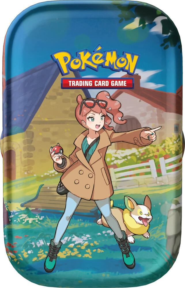 Pokemon TCG Crown Zenith Crown Zenith Mini Tin Sonia and Yamper trading card product