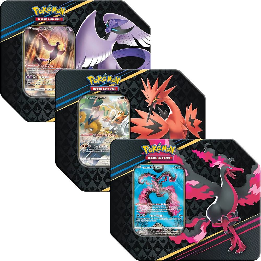 Pokemon TCG Crown Zenith Crown Zenith Tin Set of 3 trading card product