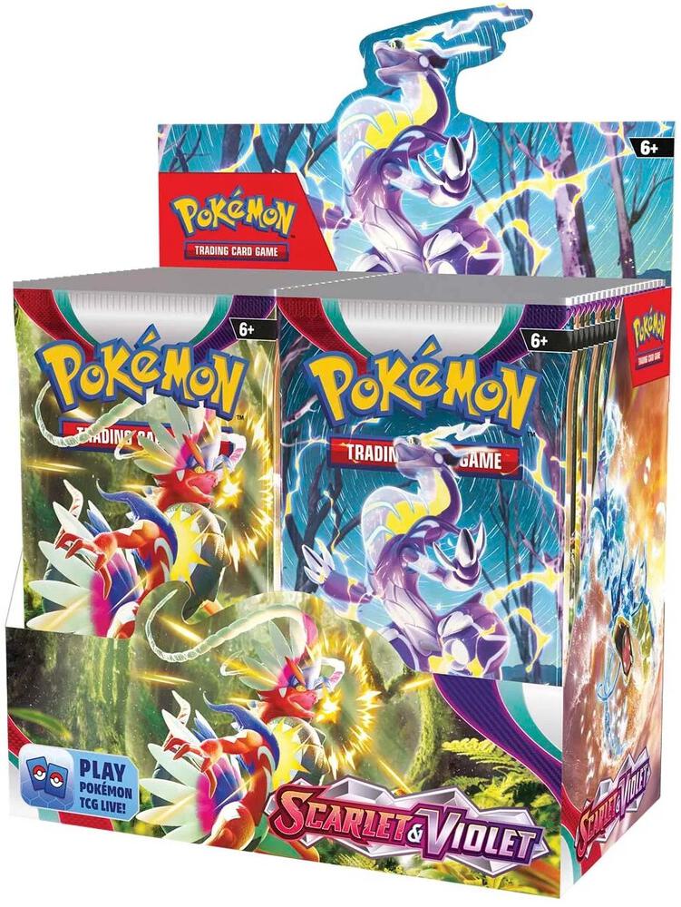Pokemon TCG Scarlet and Violet Scarlet and Violet Booster Box sealed box