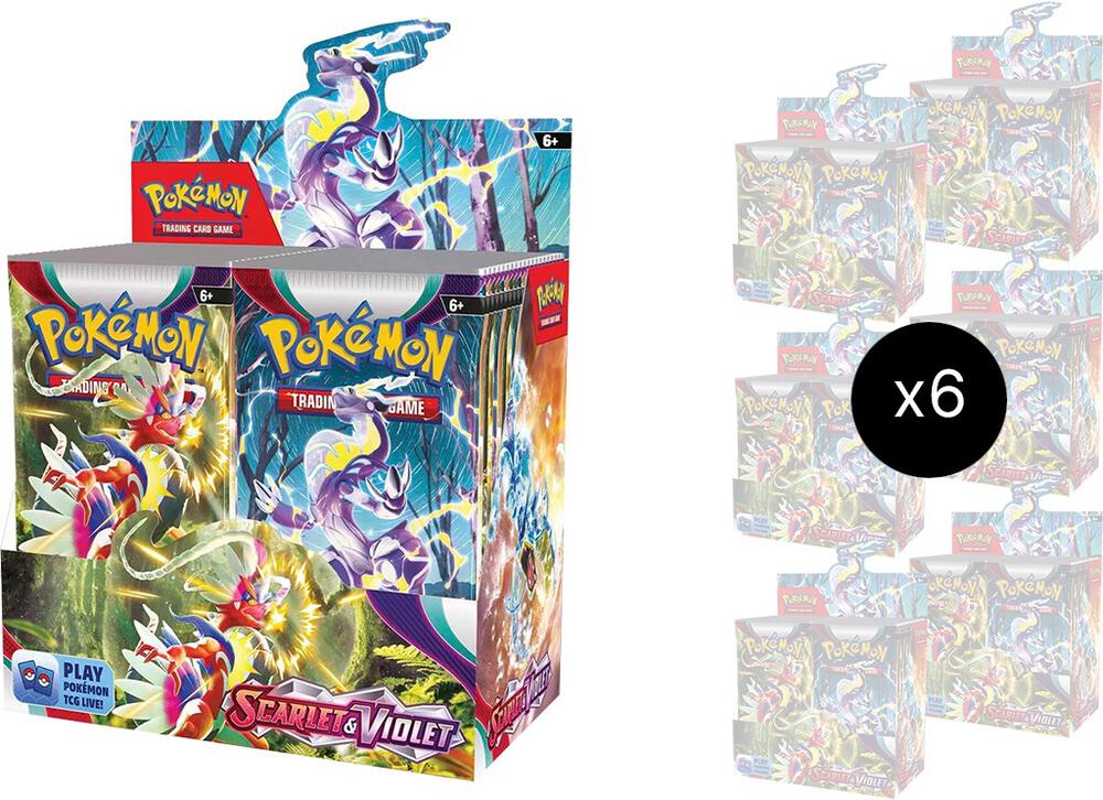 Pokemon TCG Scarlet and Violet Scarlet and Violet Booster Box Case sealed box