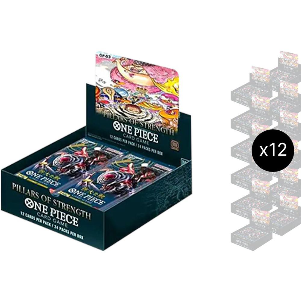 One Piece Card Game Pillars of Strength Pillars of Strength Booster Box Case sealed box