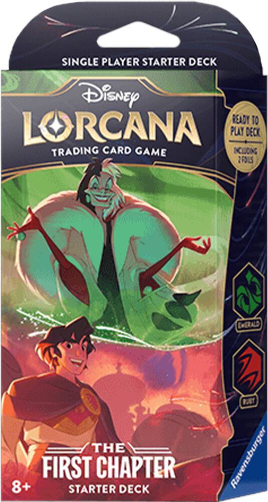 Disney Lorcana The First Chapter The First Chapter Starter Deck Emerald and Ruby deck product
