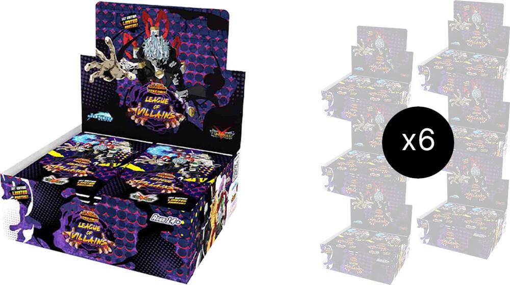 UniVersus Card Game My Hero Academia My Hero Academia League of Villains Booster Box Case Unlimited Edition sealed box