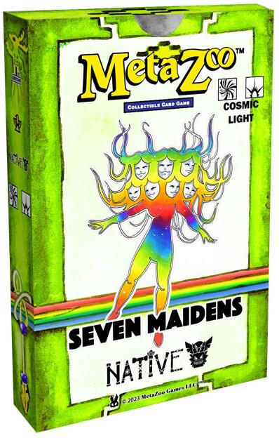 MetaZoo TCG Native Native Theme Deck Seven Maidens First Edition deck product