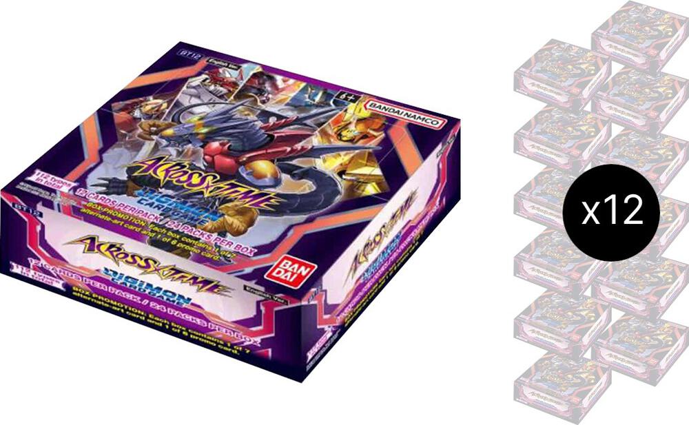 Digimon Card Game Across Time Across Time Booster Box Case sealed box