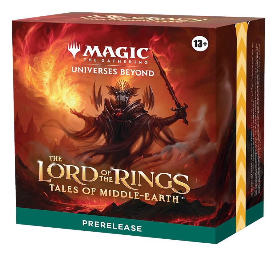 Magic the Gathering Universes Beyond The Lord of the Rings Tales of Middle earth Universes Beyond The Lord of the Rings Tales of Middle earth Prerelease Pack booster pack