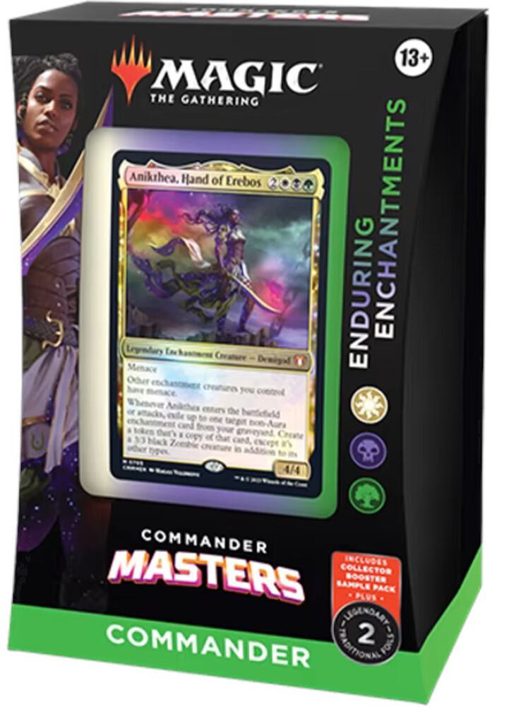 Magic the Gathering Commander Masters Commander Masters Commander Deck Enduring Enchantments deck product