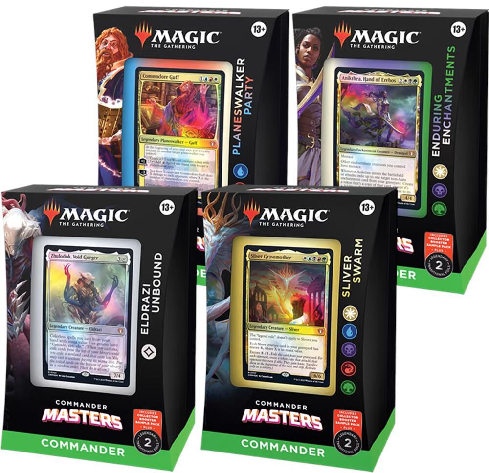 Magic the Gathering Commander Masters Commander Masters Commander Decks Set of 4 deck product