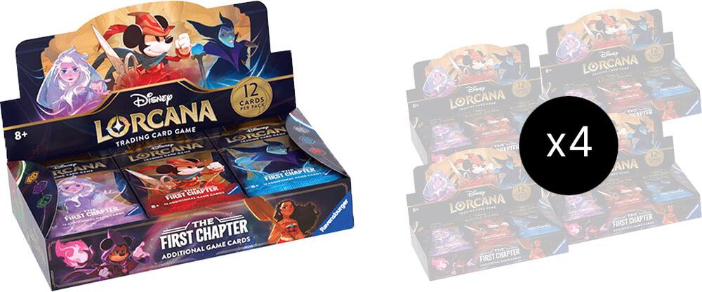Disney Lorcana The First Chapter The First Chapter Booster Box Case sealed box