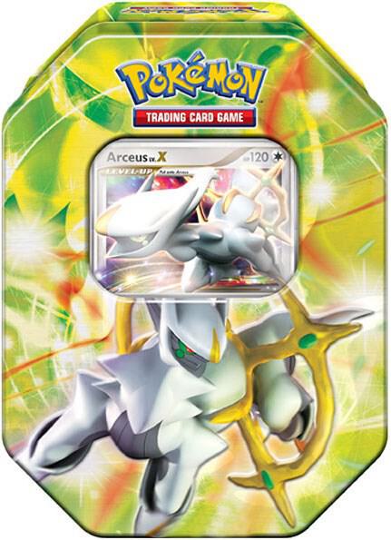 Pokemon TCG Arceus Arceus Collectors Tin Green trading card product
