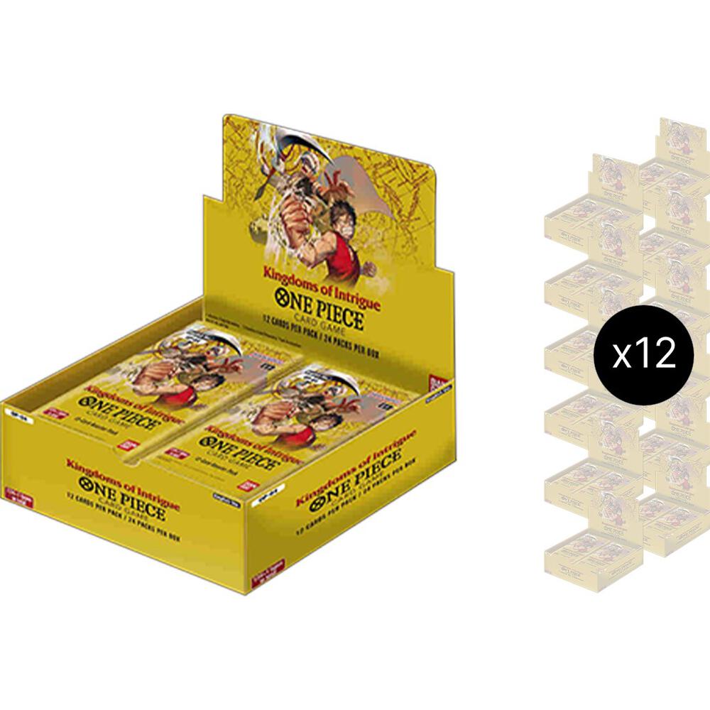 One Piece Card Game Kingdoms Of Intrigue Kingdoms of Intrigue Booster Box Case sealed box