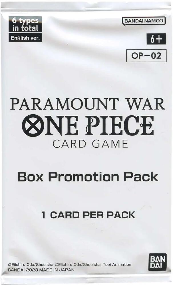 One Piece Card Game Paramount War Paramount War Box Promotion Pack sealed box