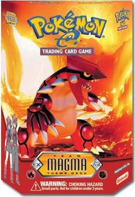 Pokemon TCG Team Magma vs Team Aqua Team Magma vs Team Aqua Theme Deck EX Team Magma Groudon deck product