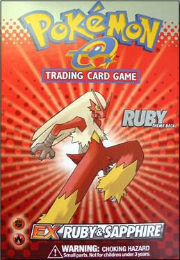 Pokemon TCG Ruby and Sapphire Ruby and Sapphire Theme Deck Ruby Blaziken deck product