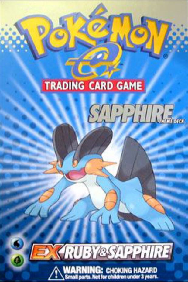 Pokemon TCG Ruby and Sapphire Ruby and Sapphire Theme Deck Sapphire Swampert deck product