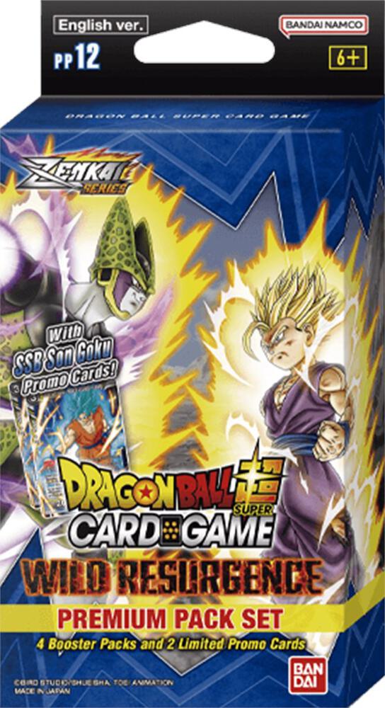 Dragon Ball Super Card Game Wild Resurgence Wild Resurgence Premium Pack Set 12 booster pack