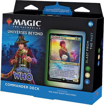 Magic the Gathering Universes Beyond Doctor Who Universes Beyond Doctor Who Blast From the Past Commander Deck deck product