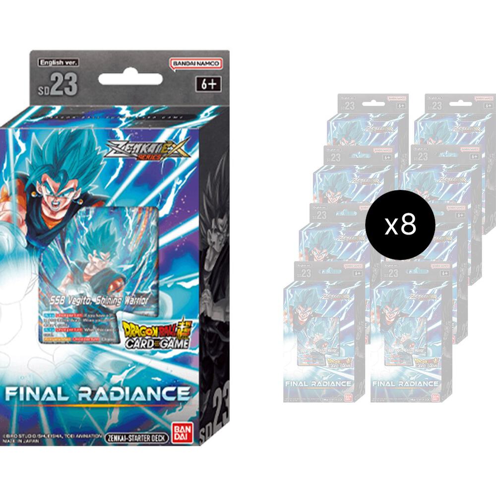 Dragon Ball Super Card Game Critical Blow Critical Blow Starter Deck 23 Final Radiance Display deck product