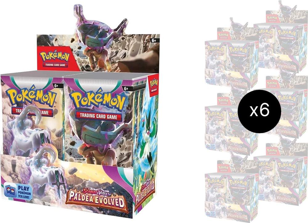 Pokemon TCG Paldea Evolved Paldea Evolved Booster Box Case sealed box