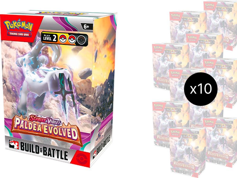 Pokemon TCG Paldea Evolved Paldea Evolved Build and Battle Box Display sealed box