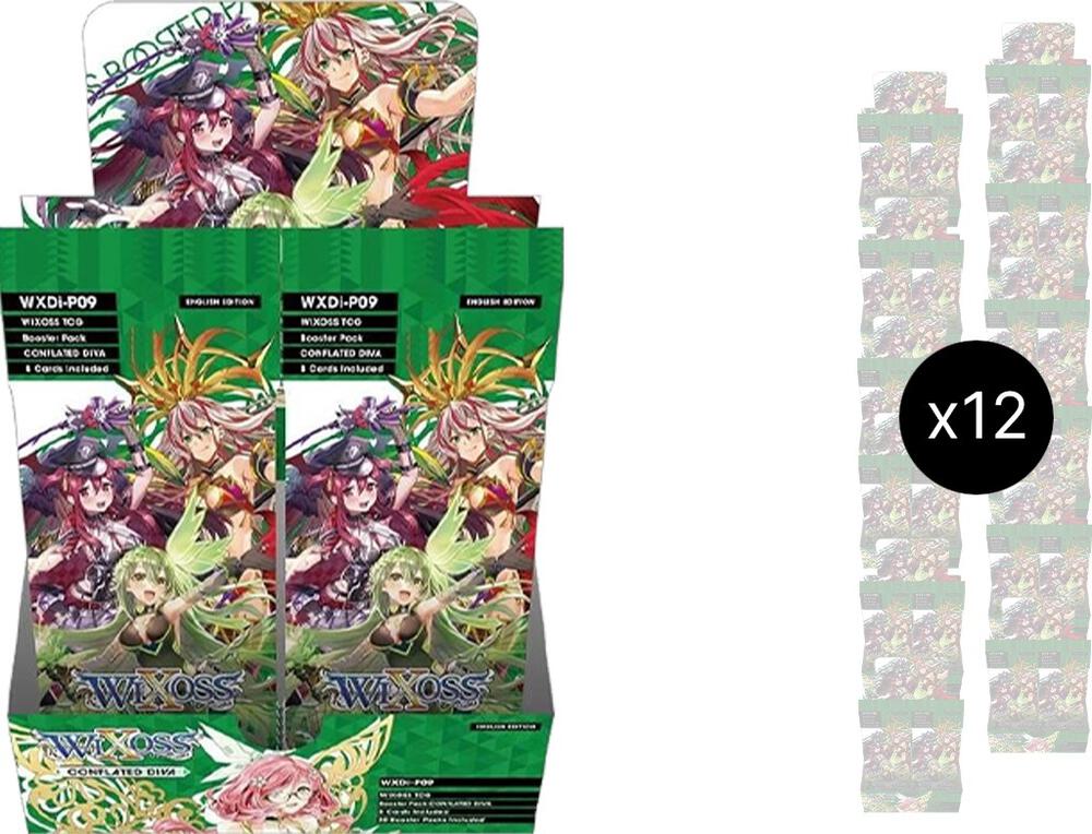 WIXOSS TCG Conflated Diva Conflated Diva Booster Box Case sealed box