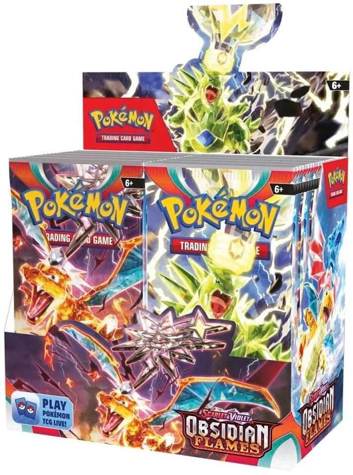 Pokemon TCG Obsidian Flames Obsidian Flames Booster Box sealed box