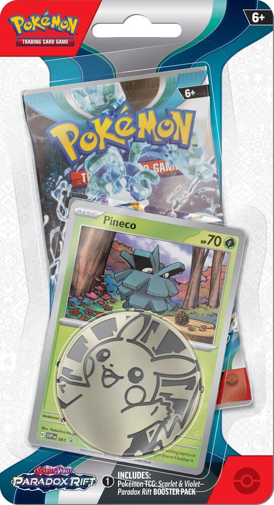 Pokemon TCG Paradox Rift Paradox Rift Single Pack Blister Pineco booster pack
