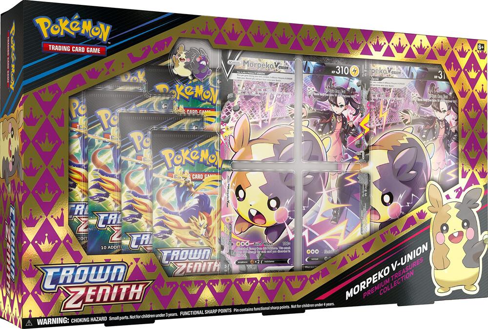 Pokemon TCG Crown Zenith Crown Zenith Morpeko V UNION Premium Treasures Collection sealed box