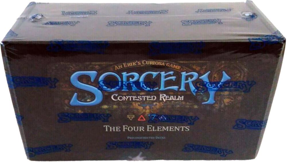 Sorcery Contested Realm TCG Alpha Alpha The Four Elementals Preconstructed Deck Box sealed box