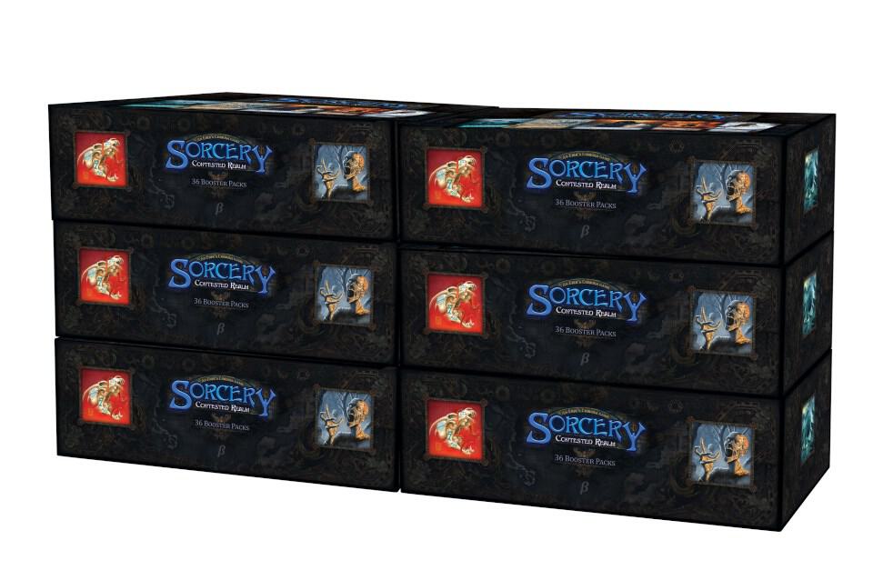 Sorcery Contested Realm TCG Beta Beta Booster Box Case sealed box