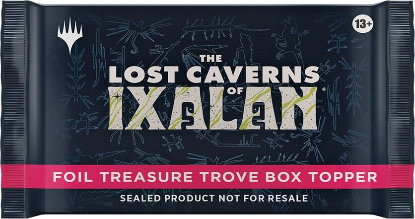 Magic the Gathering The Lost Caverns of Ixalan The Lost Caverns of Ixalan Foil Treasure Trove Box Topper Pack sealed box
