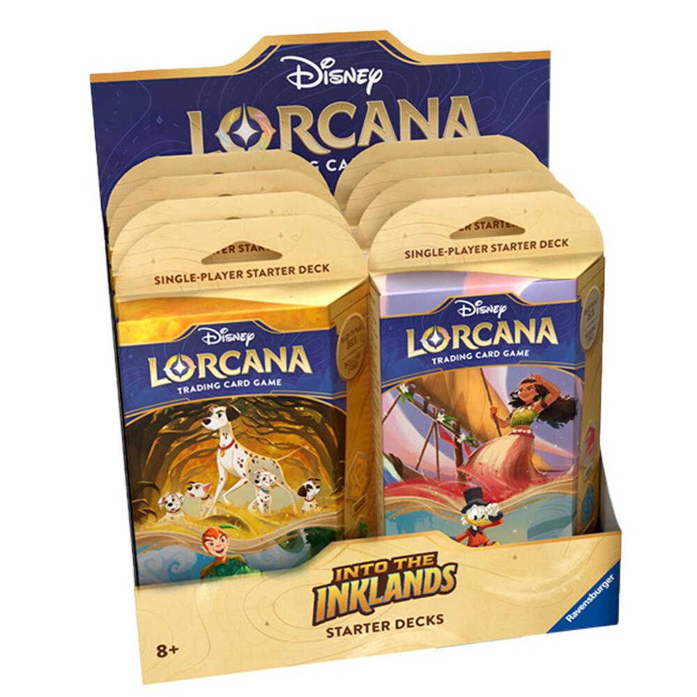 Disney Lorcana Into the Inklands Into the Inklands Starter Deck Display deck product