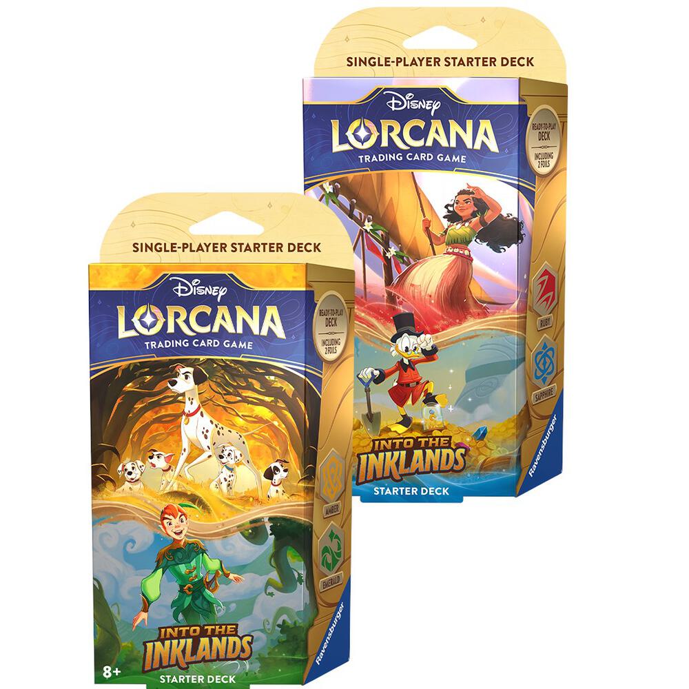 Disney Lorcana Into the Inklands Into the Inklands Starter Deck Set of 2 deck product