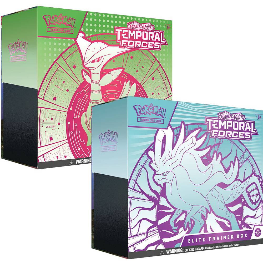 Pokemon TCG Temporal Forces Temporal Forces Elite Trainer Box Set of 2 sealed box