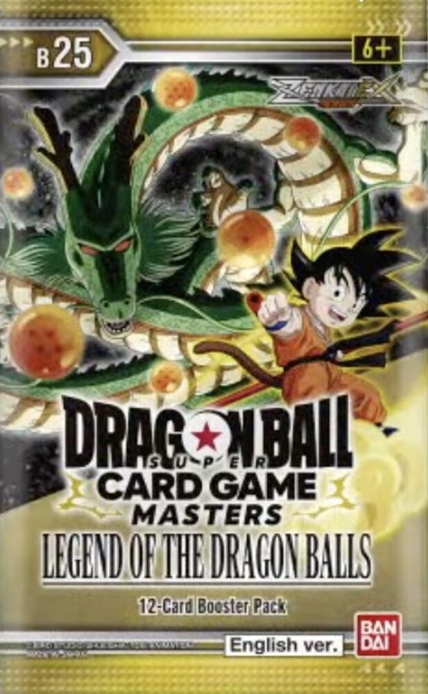 Dragon Ball Super Card Game Legend of the Dragon Balls Legend of the Dragon Balls Booster Pack booster pack