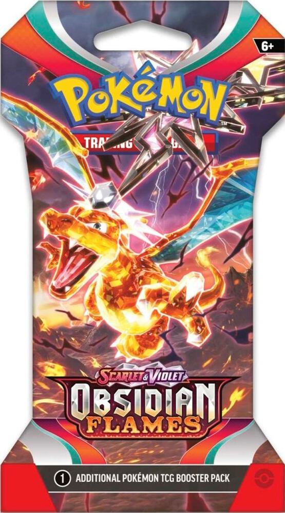 Pokemon TCG Obsidian Flames Obsidian Flames Sleeved Booster Pack booster pack