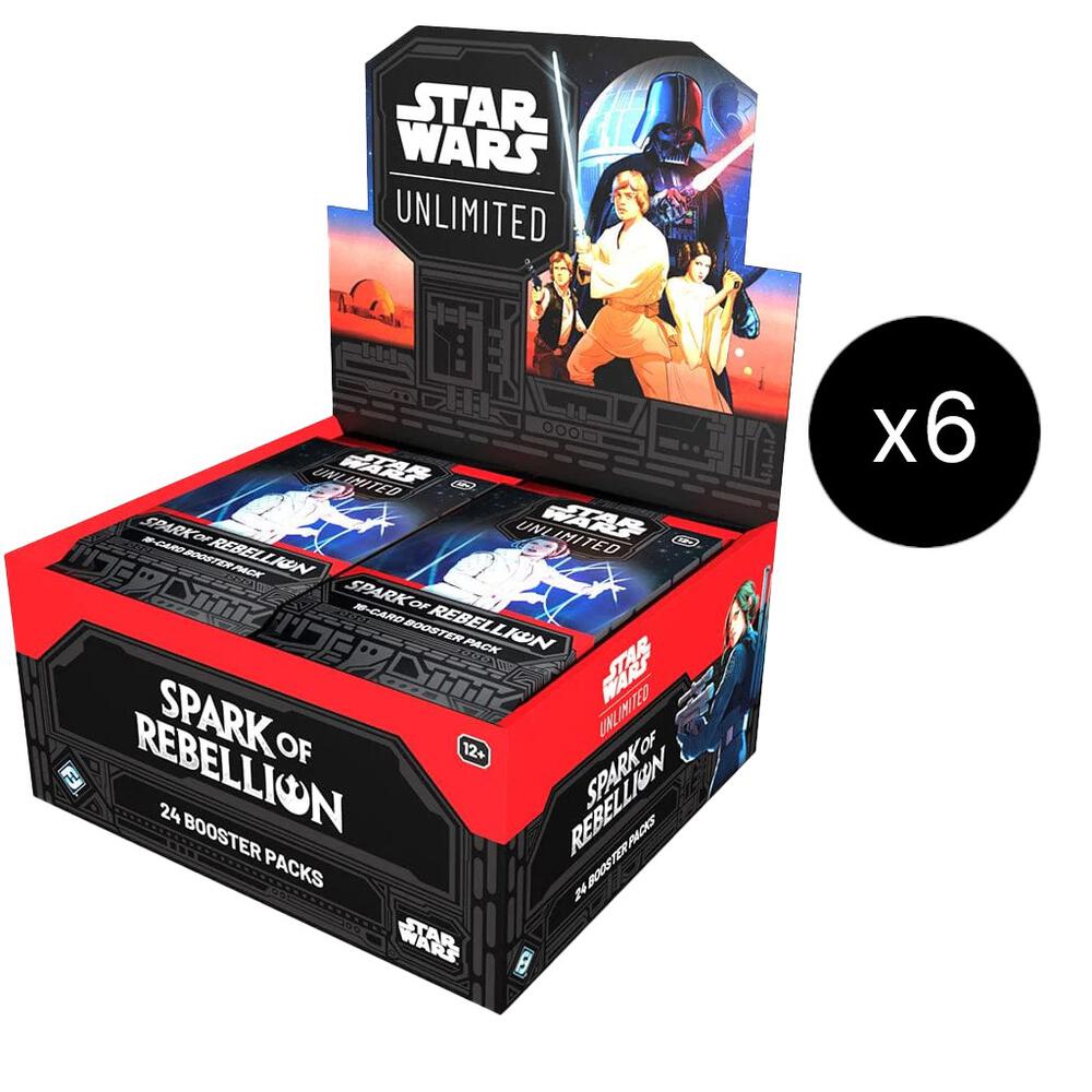 Star Wars Unlimited Spark of Rebellion Spark of Rebellion Booster Case sealed box