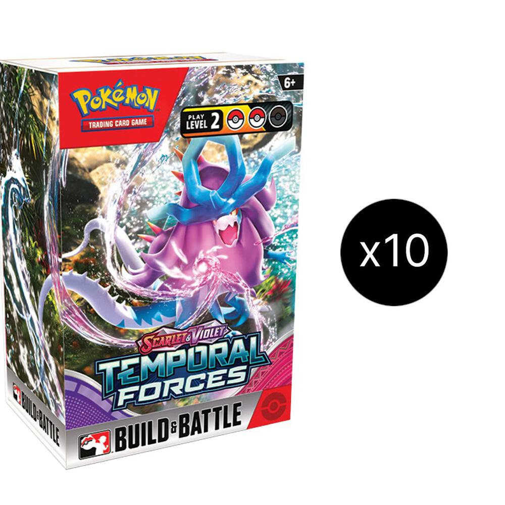 Pokemon TCG Temporal Forces Temporal Forces Build and Battle Box Display sealed box