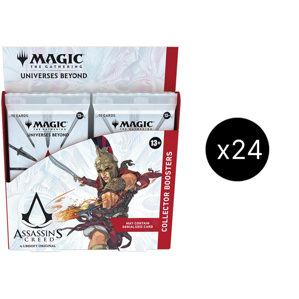 Magic the Gathering Universes Beyond Assassins Creed Universes Beyond Assassins Creed Collector Booster Display Master Case sealed box