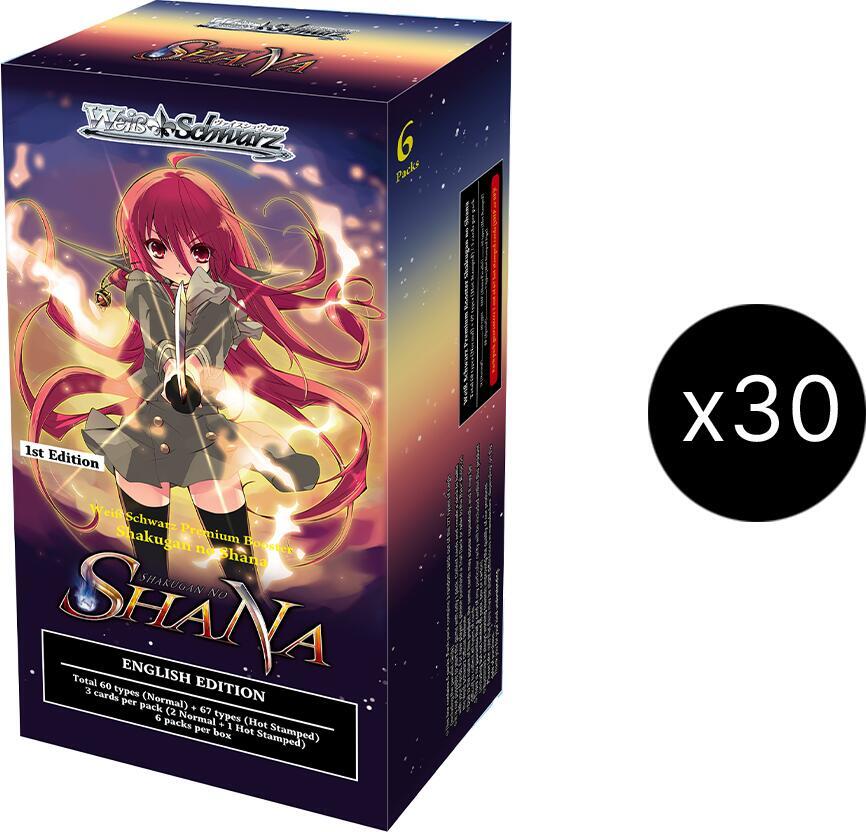 Weiss Schwarz Shakugan no Shana Premium Booster Shakugan no Shana Premium Booster Box Case sealed box